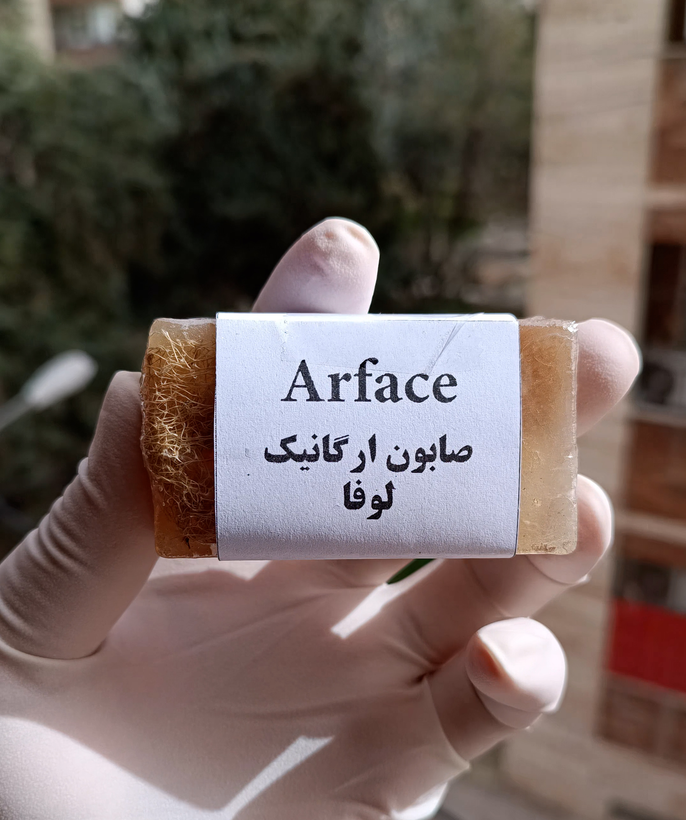 🧼صابون لوفا – لایهبردار، شفافکننده و تقویتکننده پوست